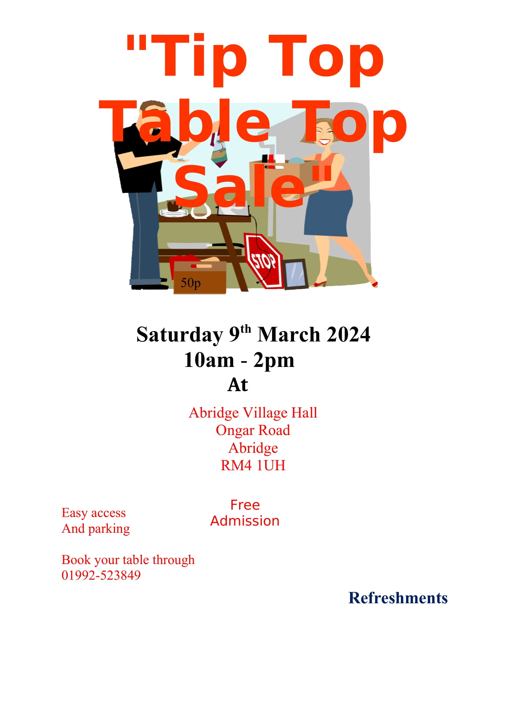 Table Sale